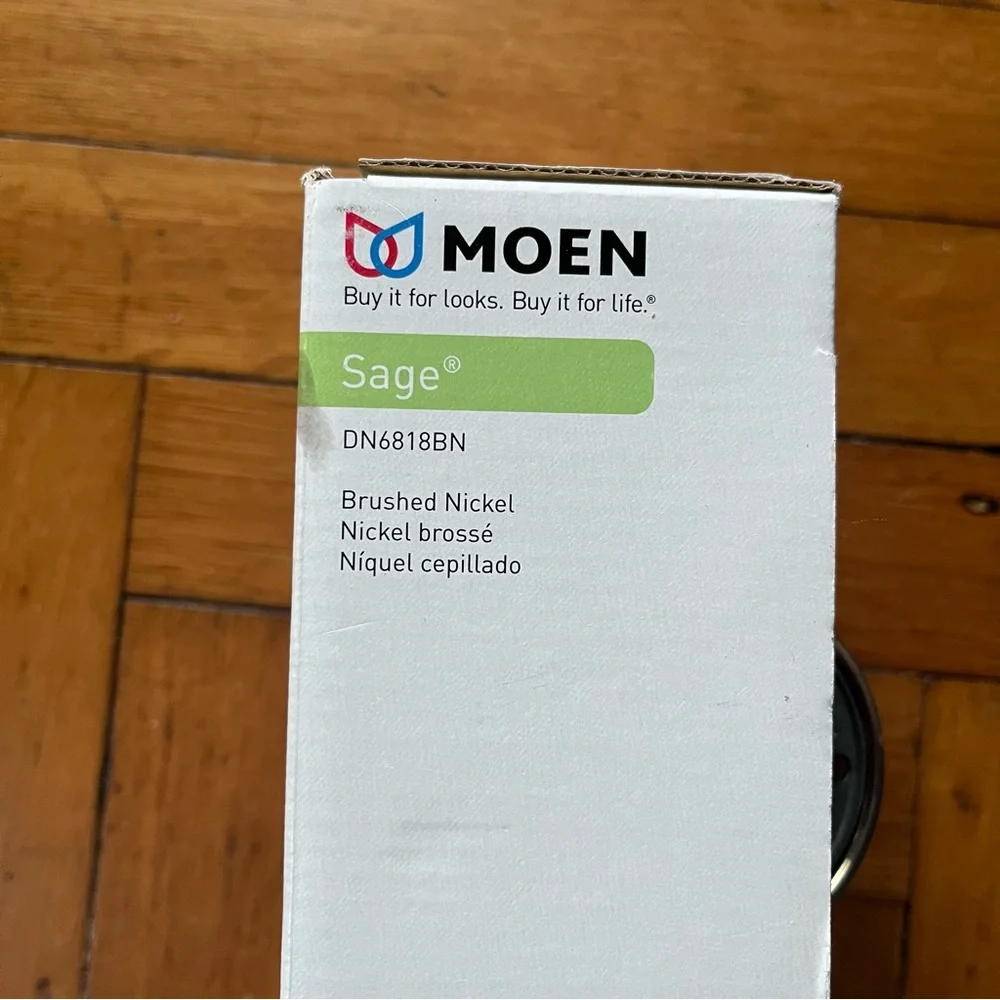 NWT Moen Sage Towel Bar 18” Brushed Nickel #DN6818BN Spot Resist Boxed